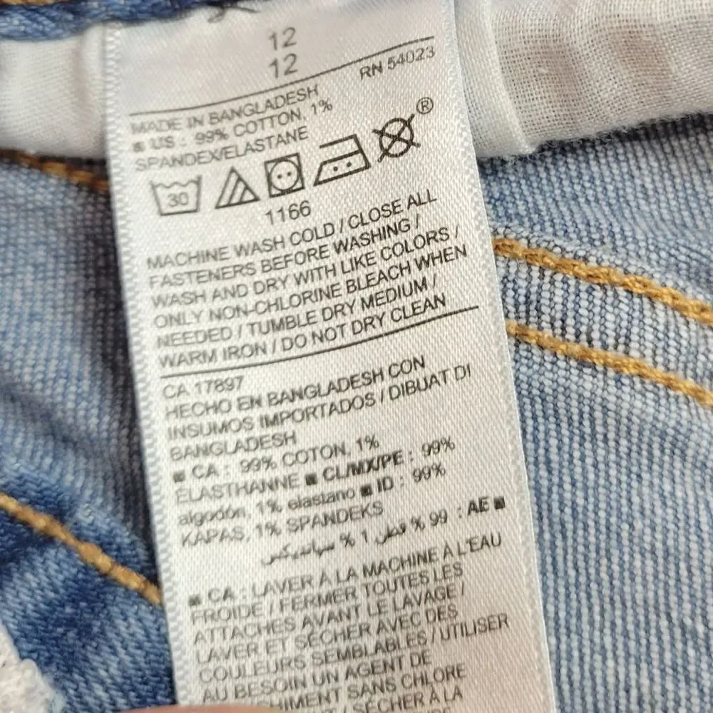Old Navy skinny capri/crop 12